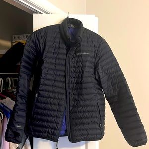 Eddie Bauer Microlight Down Jacket in Navy